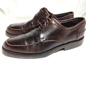 To Boot X Adam Derrick New York Derby Lace Up Brown Leather Mens Shoes Size 10